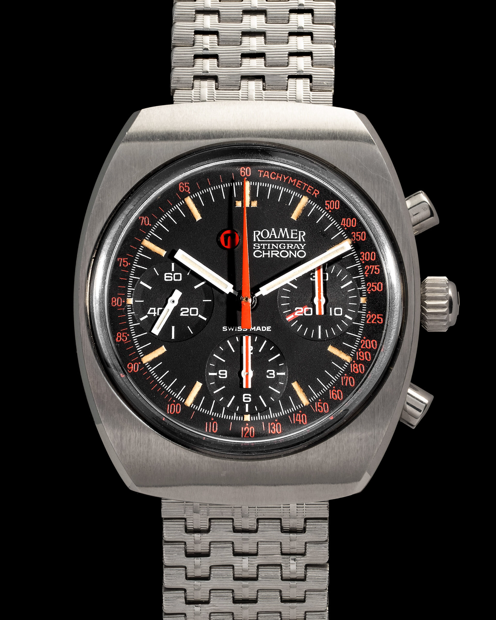 NEW OLD STOCK, ROAMER STINGRAY CHRONOGRAPH - Vintage Watches Milano